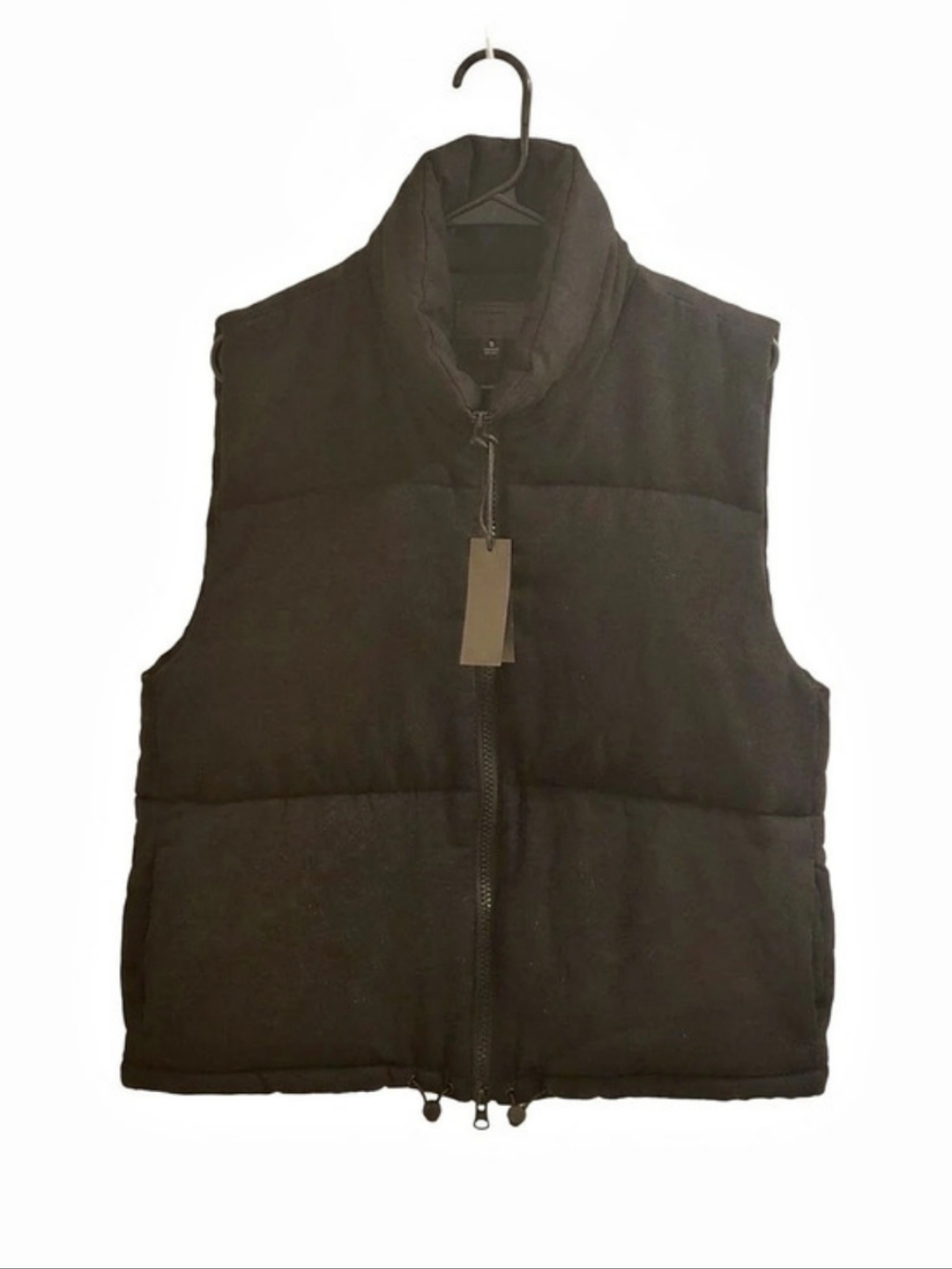 Blank NYC Black Puffer Vest Size Small NWT
